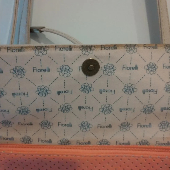 Fiorelli Purse, Salmon/Tan, Adjustable Strap - Picture 15 of 15